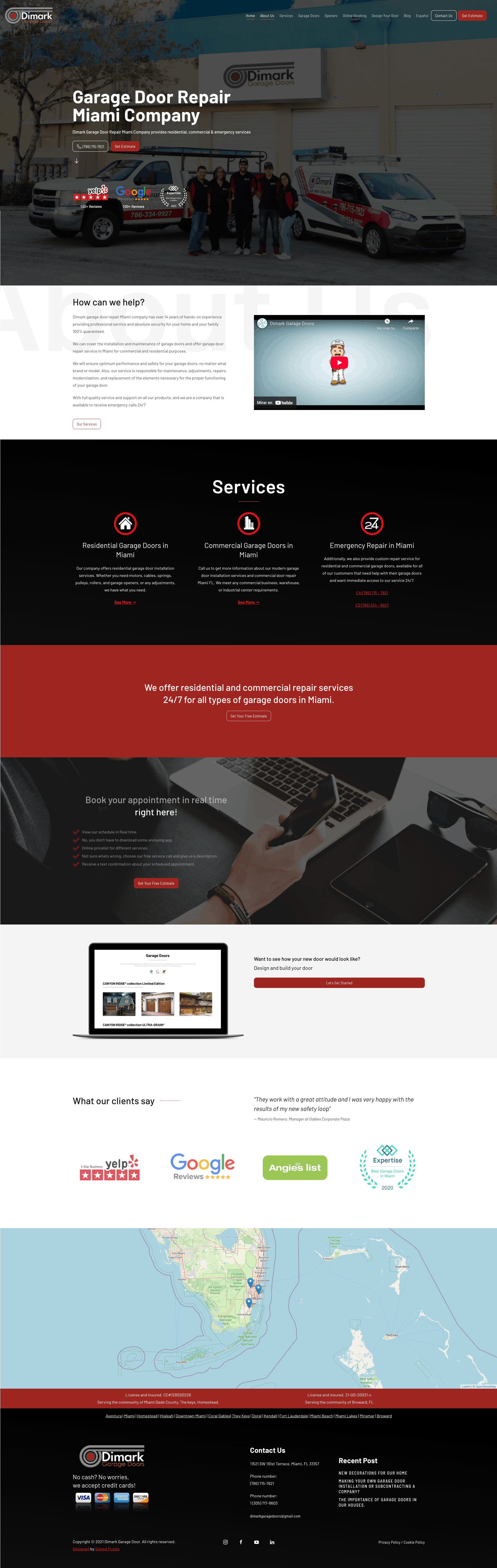 Dimark Garage Doors Screenshot