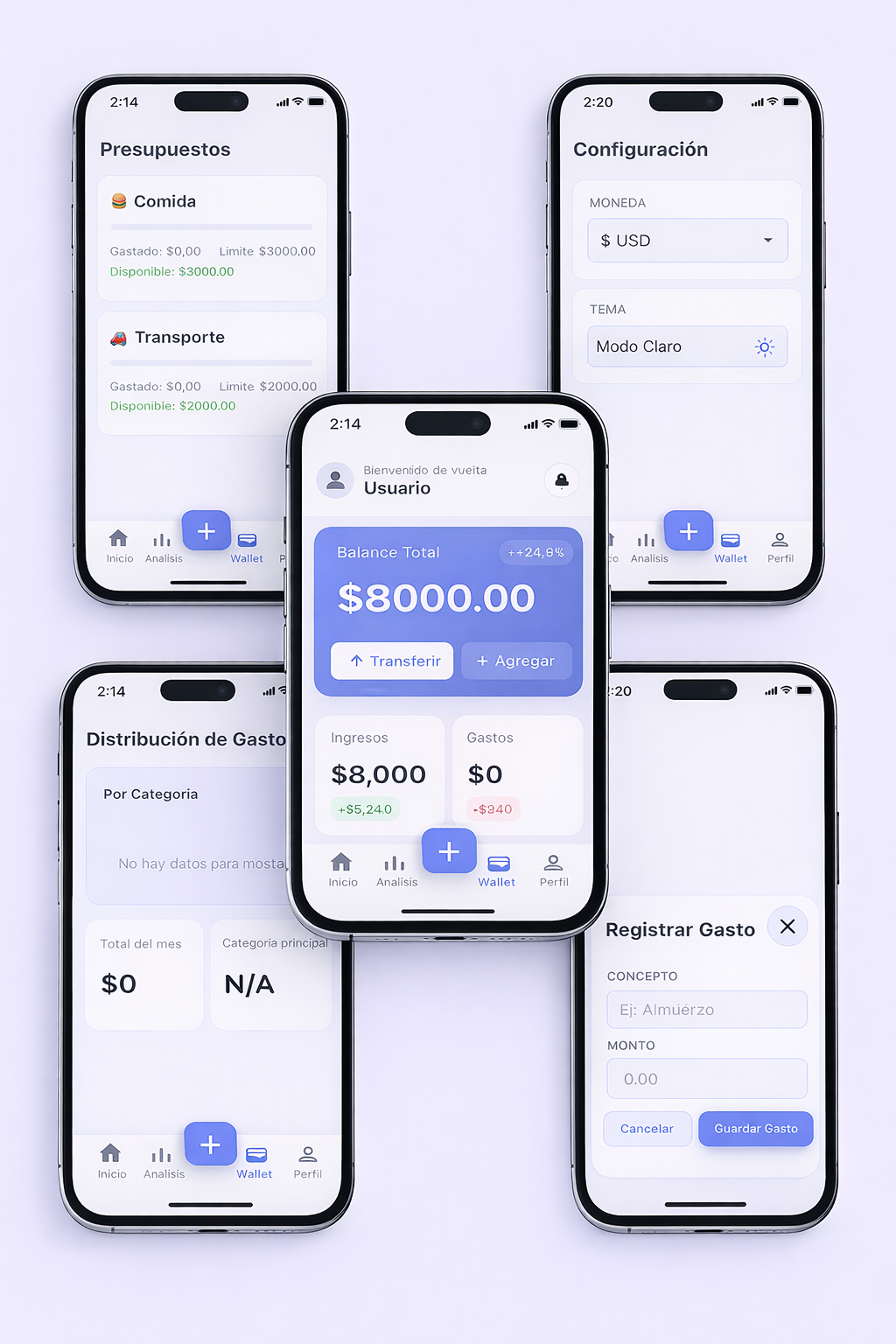 Nova Expense App Screenshot